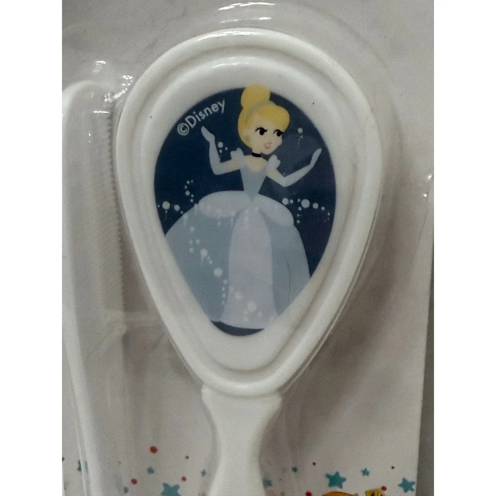 Disney Baby Princess Brush and Comb Set Cinderella White P89016 NEW